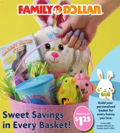 Ad Preview of Family Dollar Easter Book from 02/22/2026