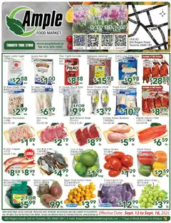 Preview of leaflet Weekly flyer Toronto York from shop Ample Food Market is valid from Sep 12, 2025