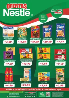 Pré-Visualização do folheto "Ofertas Nestlé" da loja Mart Minas válido a partir de 04/08/2025