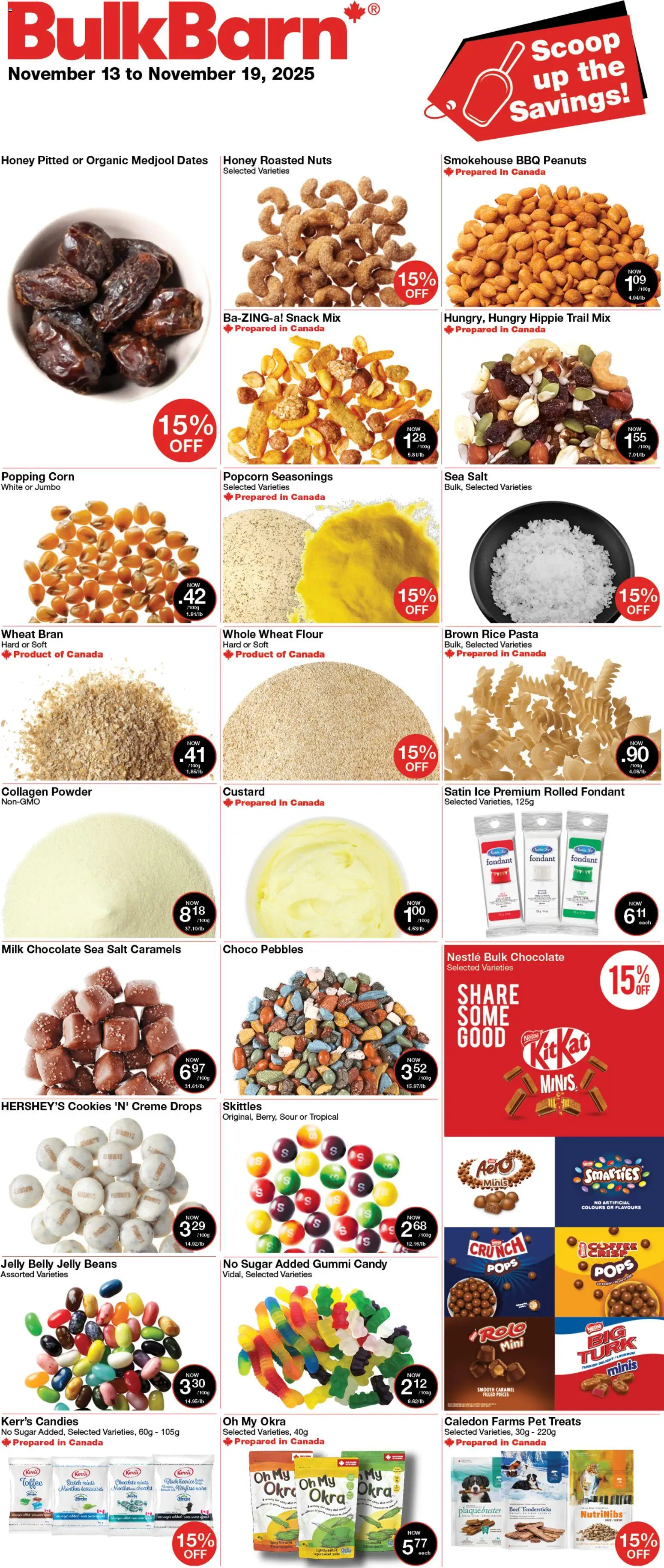 Preview of leaflet Weekly Flyer from shop Bulk Barn is valid from Nov 13, 2025