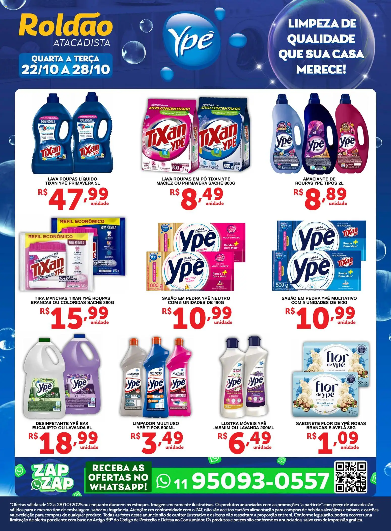 Roldão folheto "Ofertas Ypê" válido a partir de 22/10/2025 - número de página 1