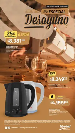 Vista previa del folleto de la tienda Hipermercado Libertad válido desde el 01/04/2026 