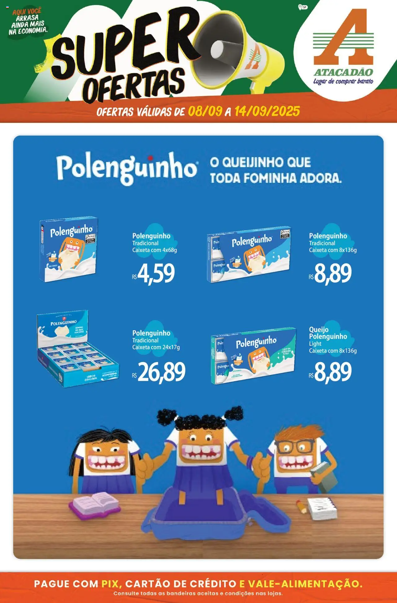 Atacadão folheto "Ofertas - SP" válido a partir de 08/09/2025 - número de página 1