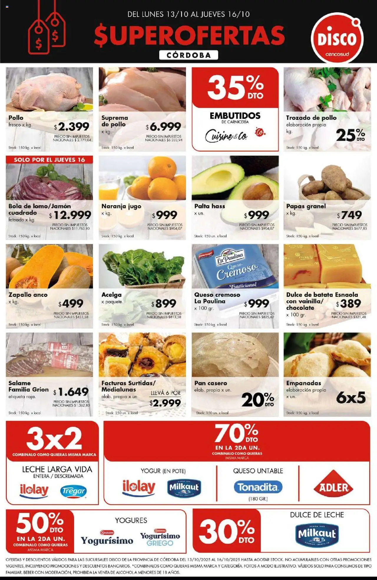 Disco Ofertas - Córdoba del 12/10/2025 Online