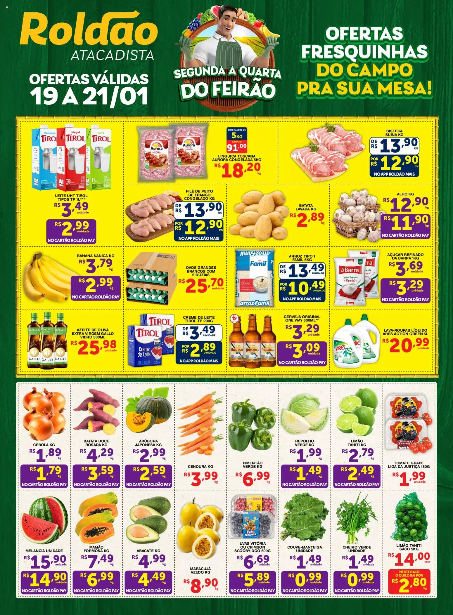 Pré-Visualização do folheto "Ofertas Hortifruti" da loja Roldão válido a partir de 19/01/2026