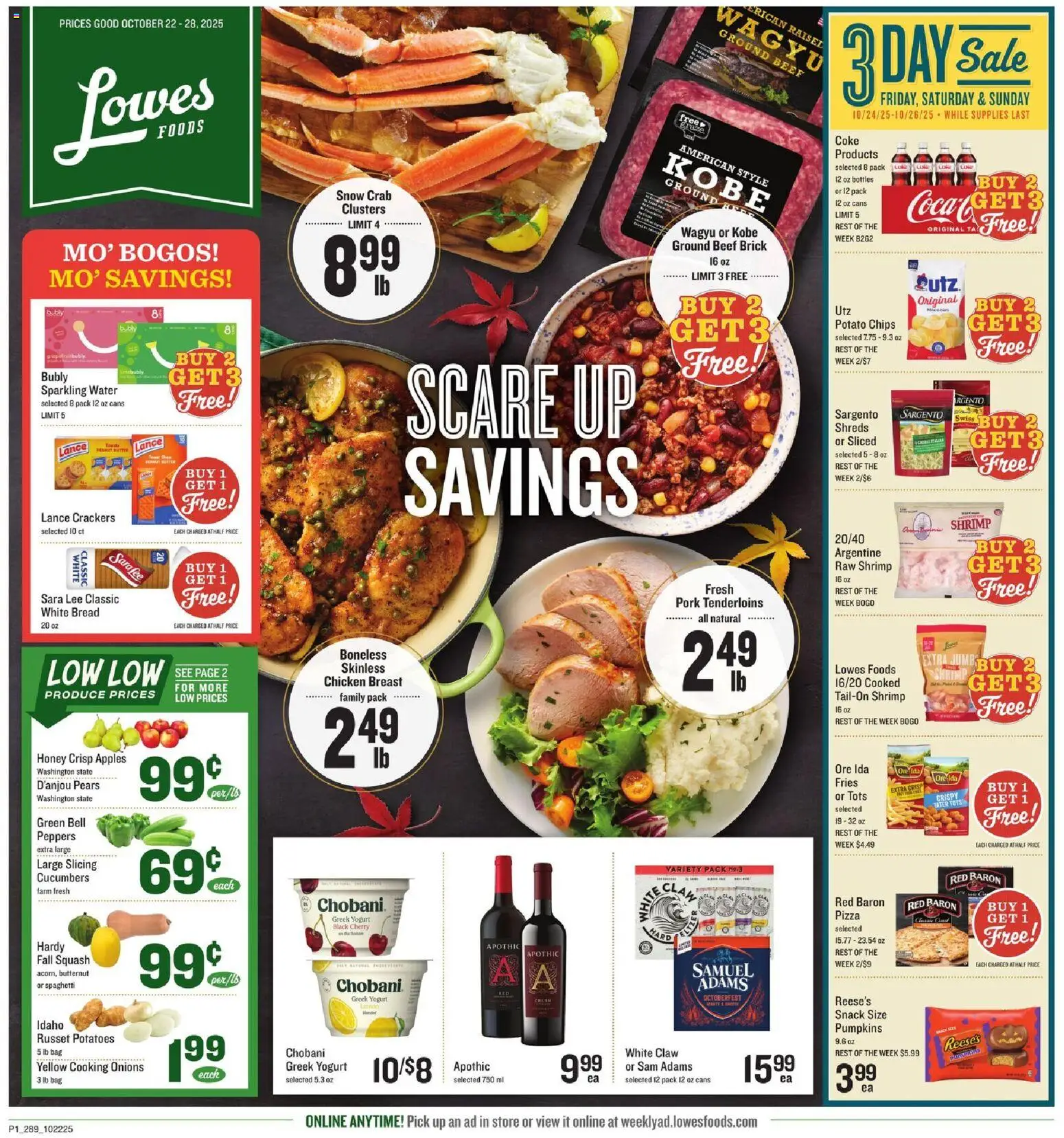 Lowes Foods Weekly Ad - GA from 10/22/2025 - Flyer - Page number 1