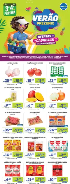 Pré-Visualização do folheto "Encarte" da loja Prezunic válido a partir de 06/01/2026