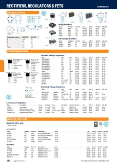 Preview of catalogue Engineering & Scientific Catalogue 2025/2026 from shop Jaycar valid 09/07/2025 | Page: 242