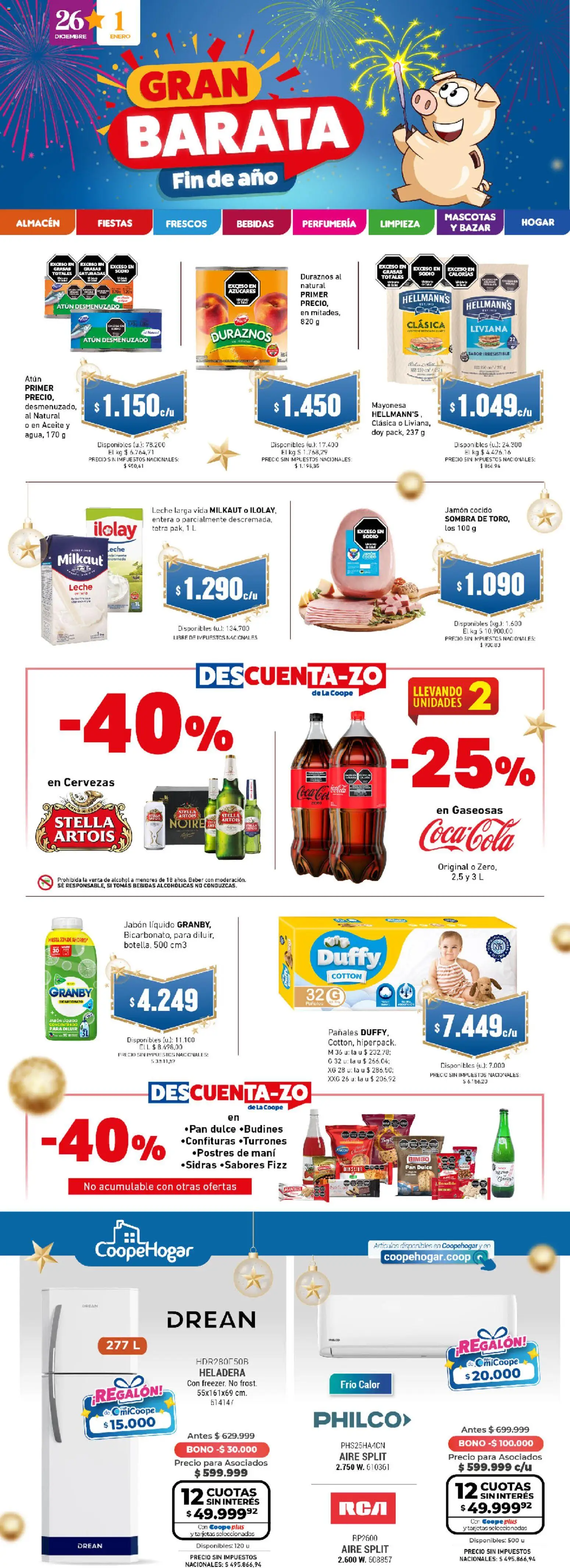 Vista previa del folleto de la tienda Cooperativa Obrera válido desde el 26/12/2025 