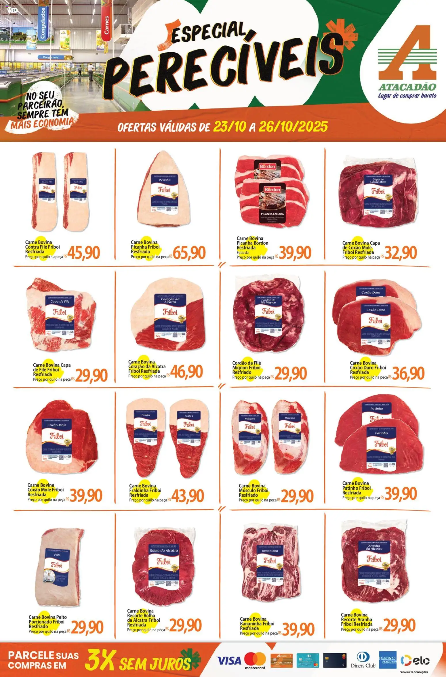 Atacadão folheto "Ofertas - SP" válido a partir de 23/10/2025 - número de página 1