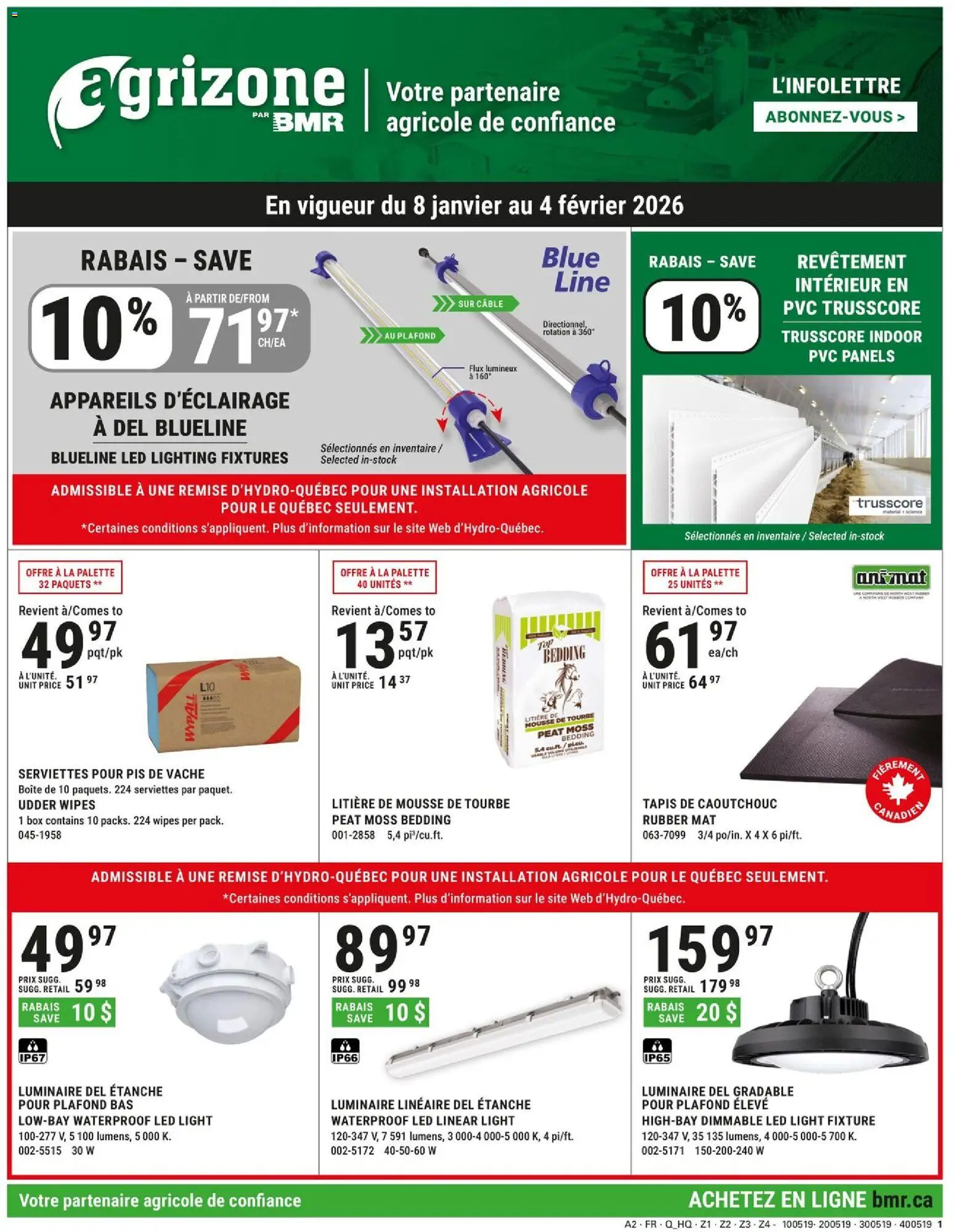 Preview of leaflet Agrizone circulaire from shop BMR is valid from Jan 08, 2026