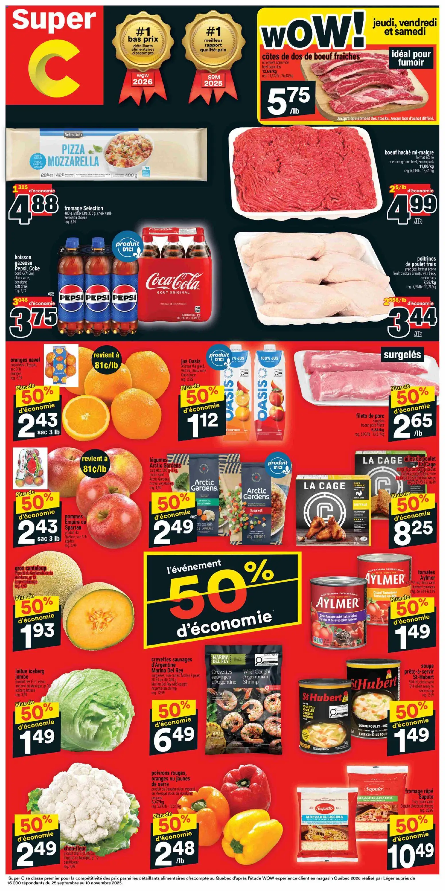 Preview of leaflet Super C weekly flyer / circulaire from shop Super C is valid from Apr 09, 2026