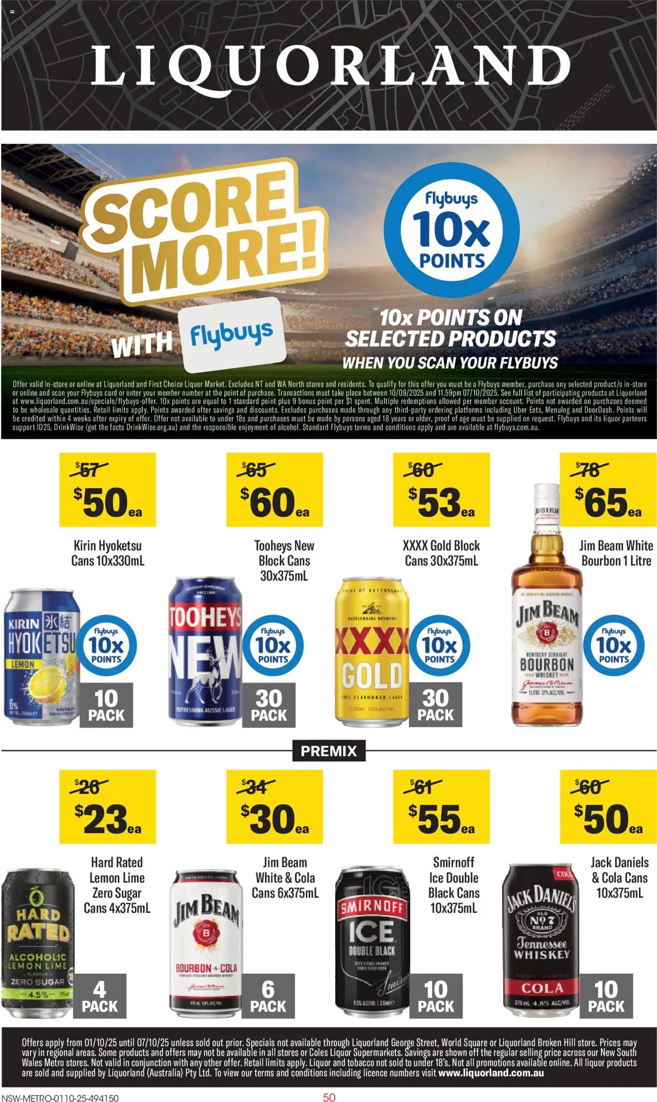 Liquorland catalogue valid from 01/10/2025 - page 1