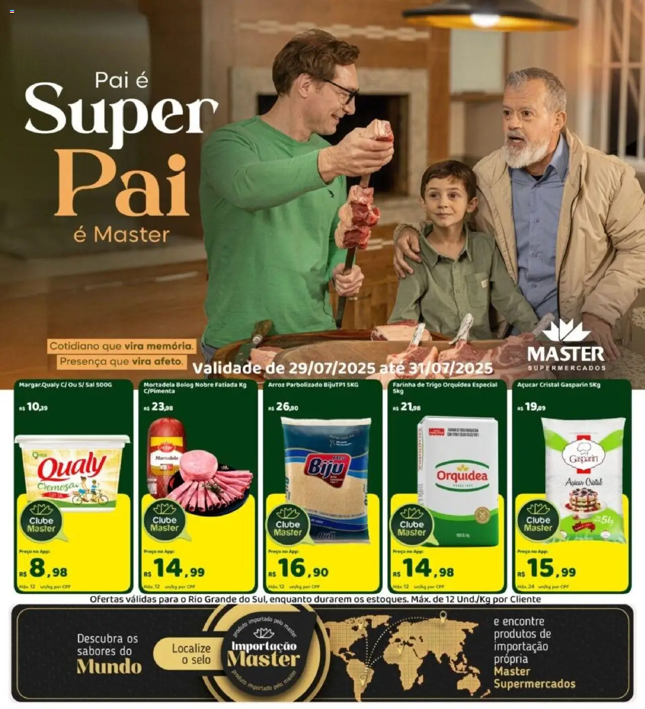 Master folheto "Ofertas da semana" válido a partir de 29/07/2025 - número de página 1