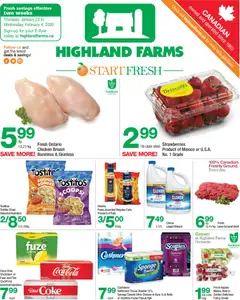 Preview of leaflet Weekly flyer / circulaire from shop Highland Farms is valid from Jan 22, 2026