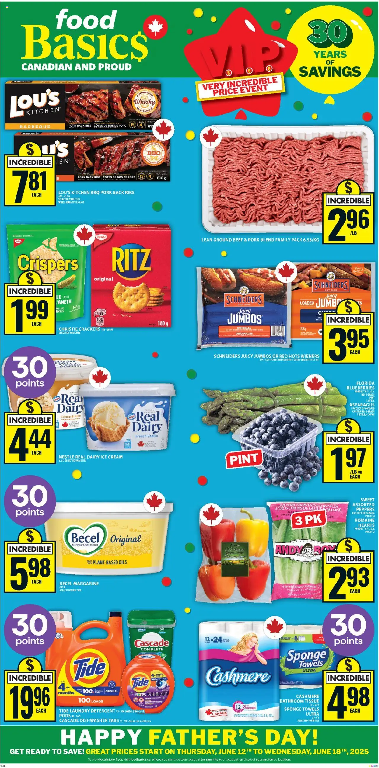 Food Basics flyer valid from Jun 12, 2025 - page number 1 - Whisky, Crème