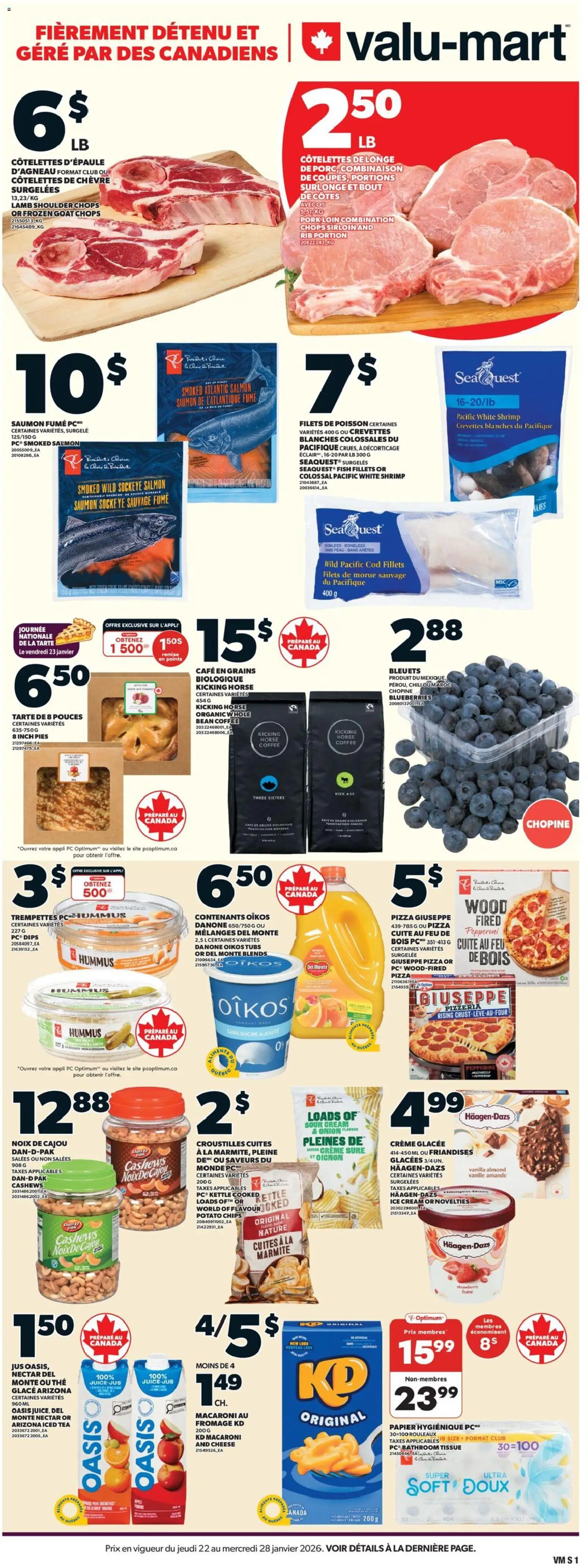 Preview of leaflet Circulaire from shop Valu Mart is valid from Jan 22, 2026
