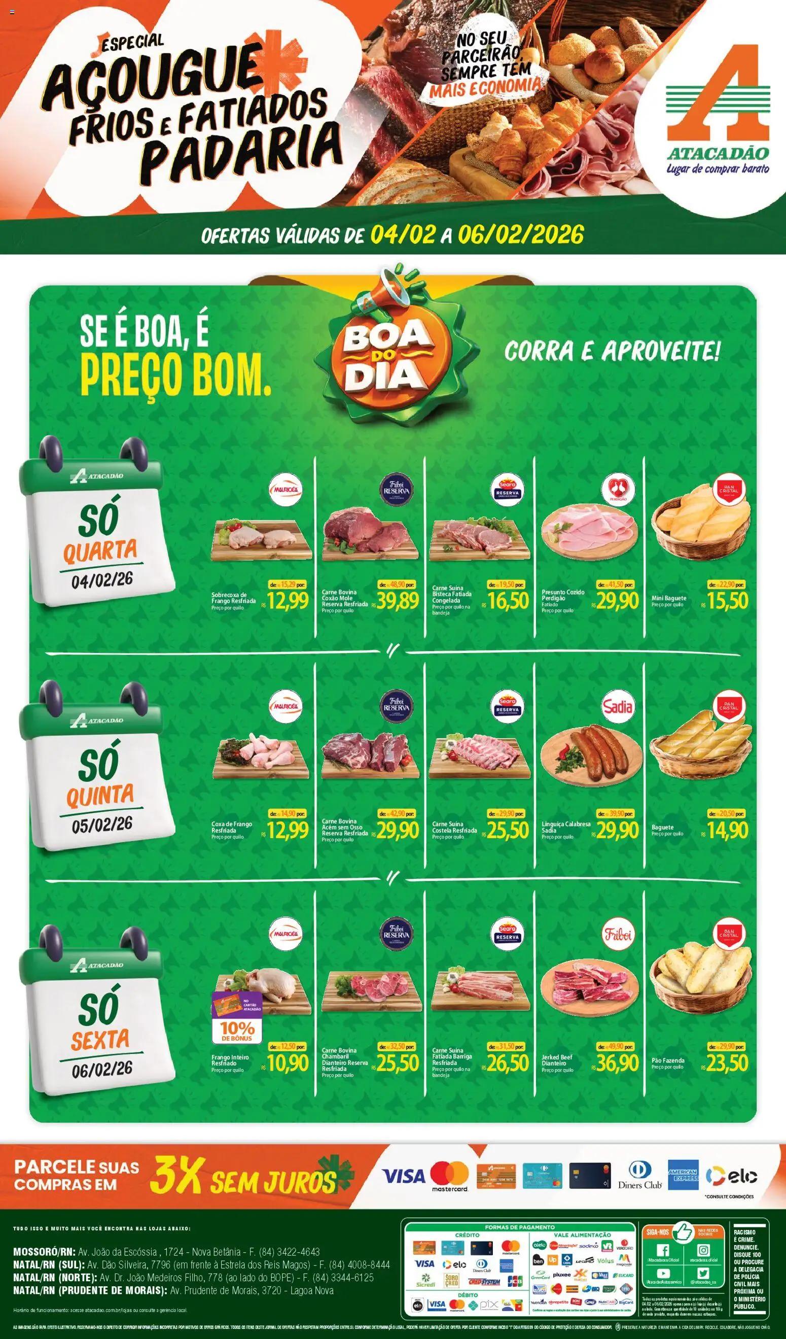 Pré-Visualização do folheto "Ofertas - RN" da loja Atacadão válido a partir de 04/02/2026