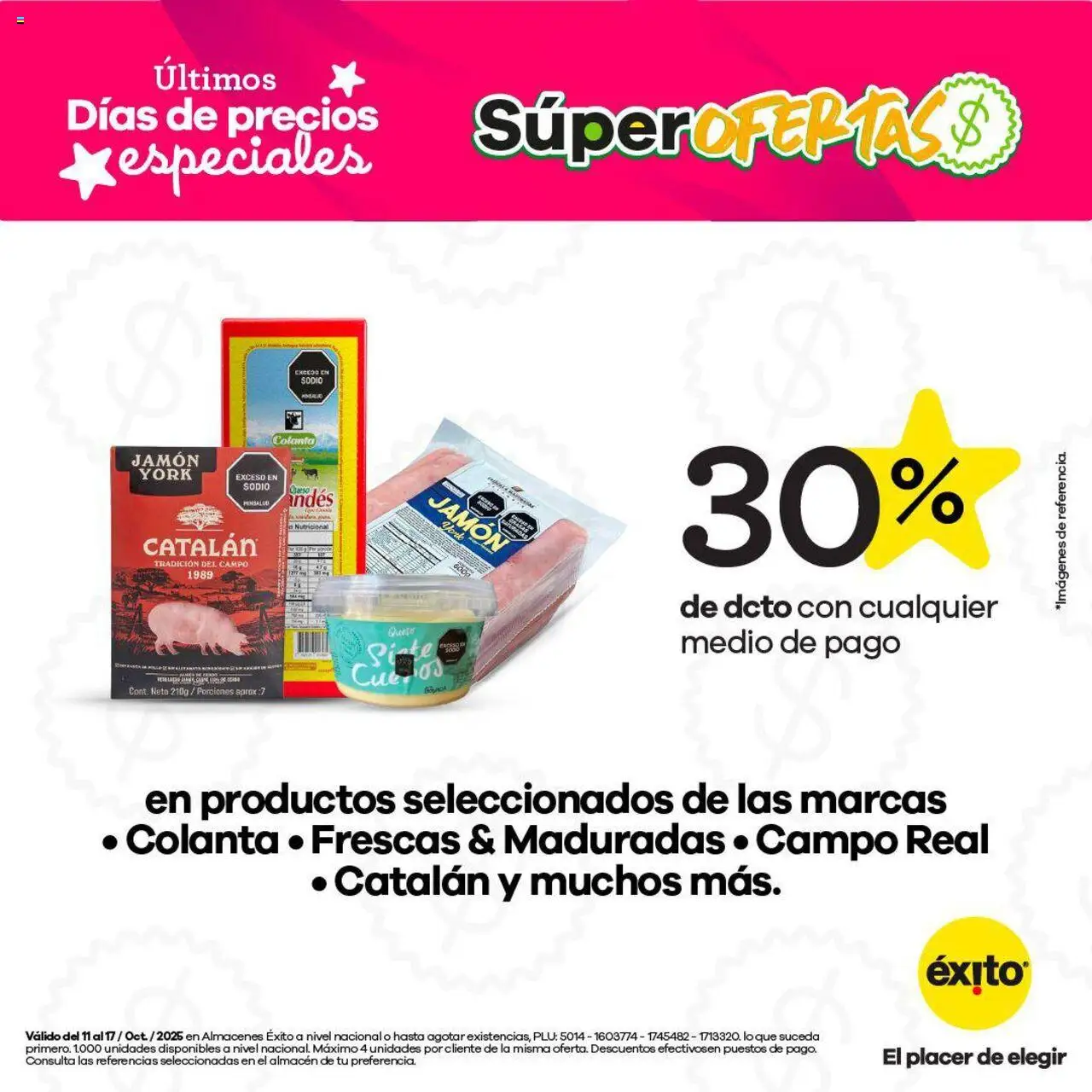 Éxito Catálogo: 11/10/2025 - 17/10/2025 > Últimas Ofertas pagina numero 1