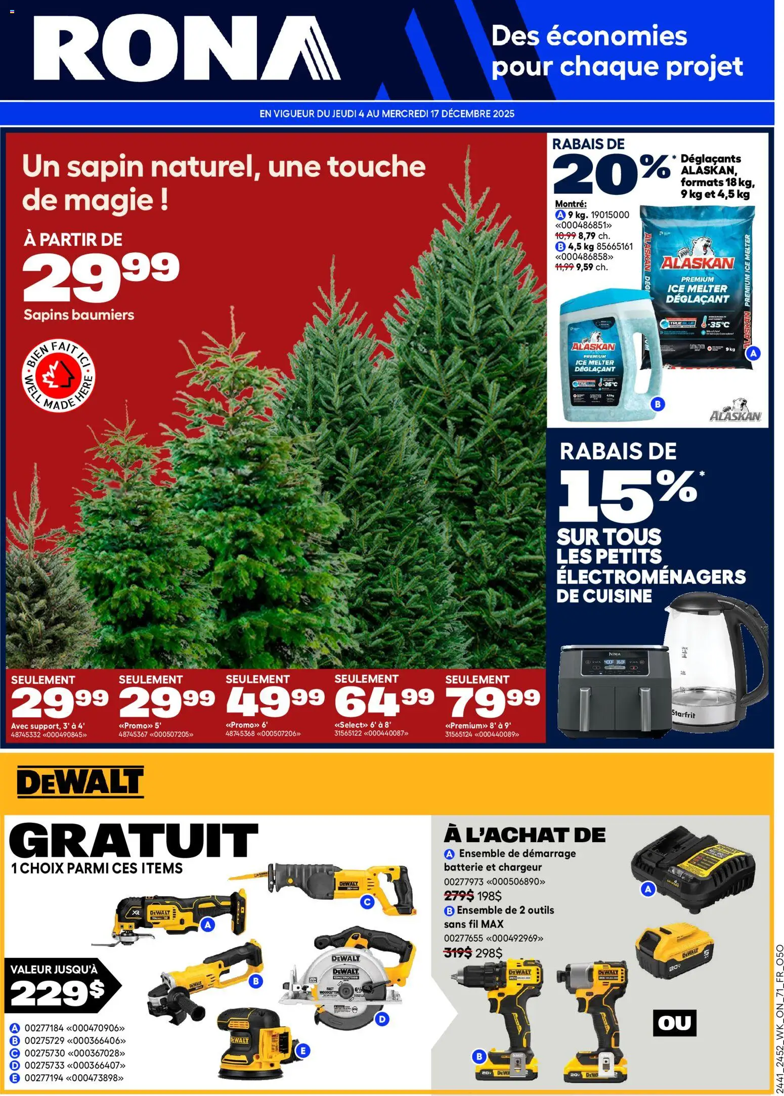 Preview of leaflet Circulaire from shop Rona is valid from Dec 04, 2025 - Ice