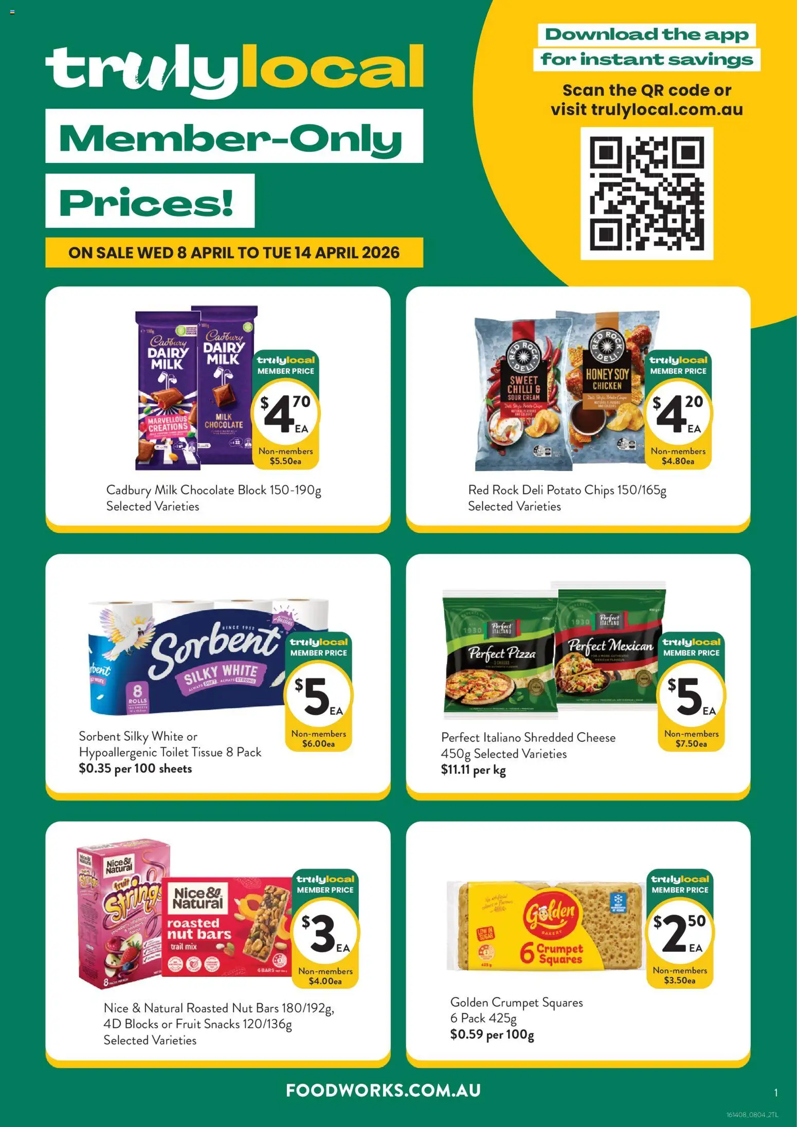 Preview of catalogue Foodworks Truly Local from shop Foodworks valid 08/04/2026