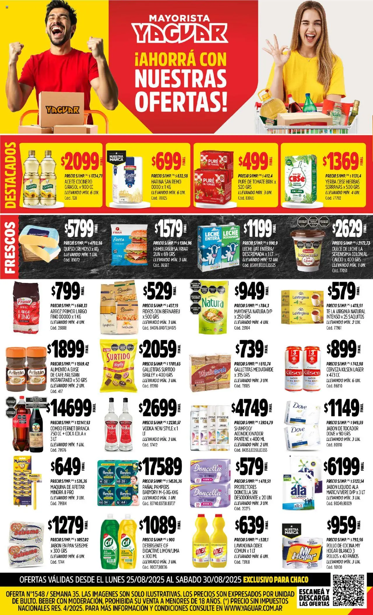 Yaguar Chaco del 25/08/2025 Online