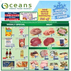 Preview of leaflet Weekly flyer / circulaire from shop Oceans is valid from Jan 02, 2026
