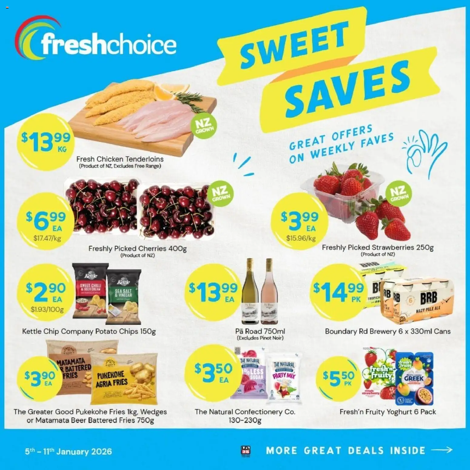Preview of catalogue Catalogue from shop FreshChoice valid 5 Jan 2026