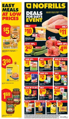 Un aperçu du dépliant Weekly Flyer - AB du magasin No Frills est valide à partir 23 oct. 2025