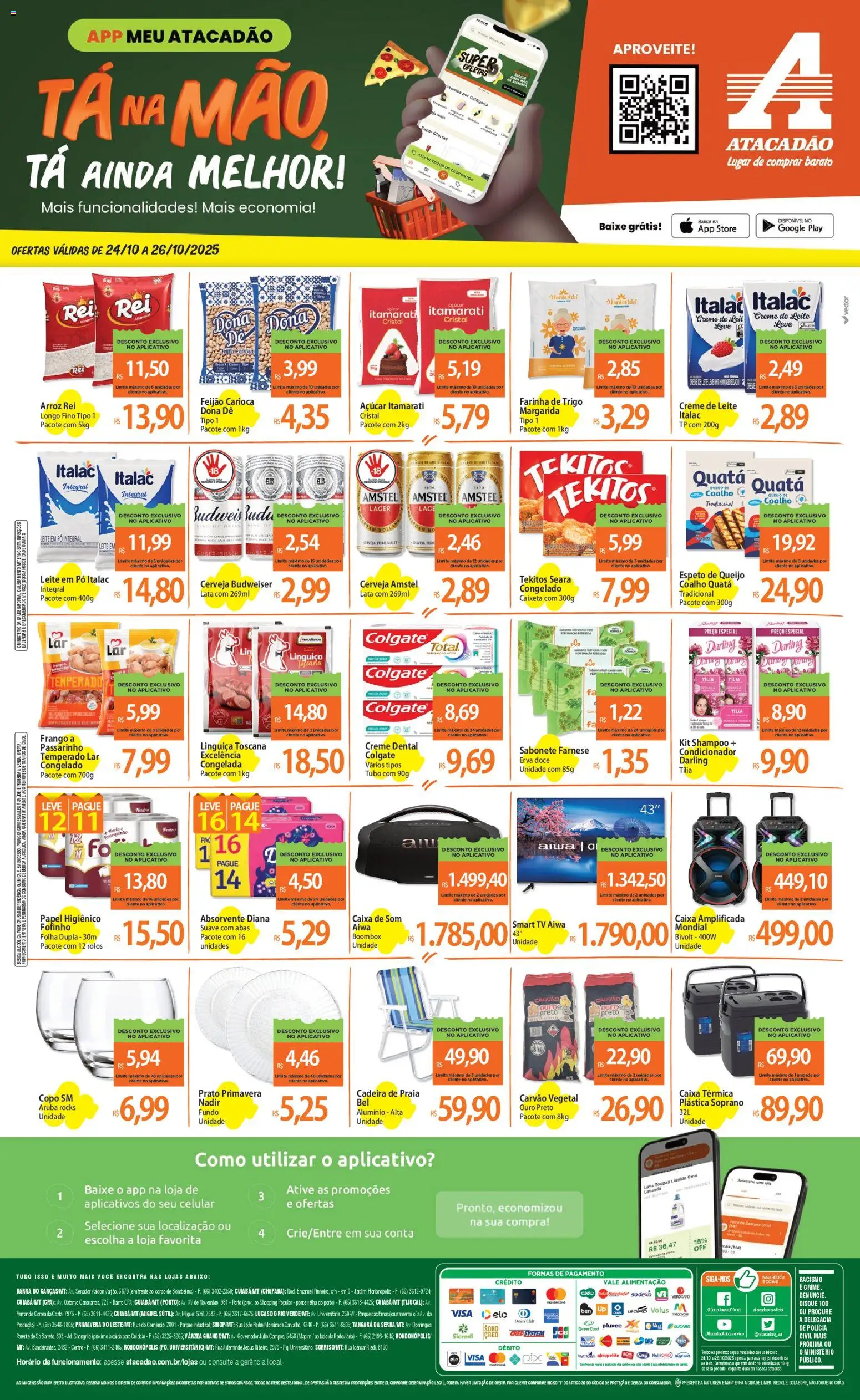 Atacadão folheto "Ofertas - MT" válido a partir de 24/10/2025 - número de página 1