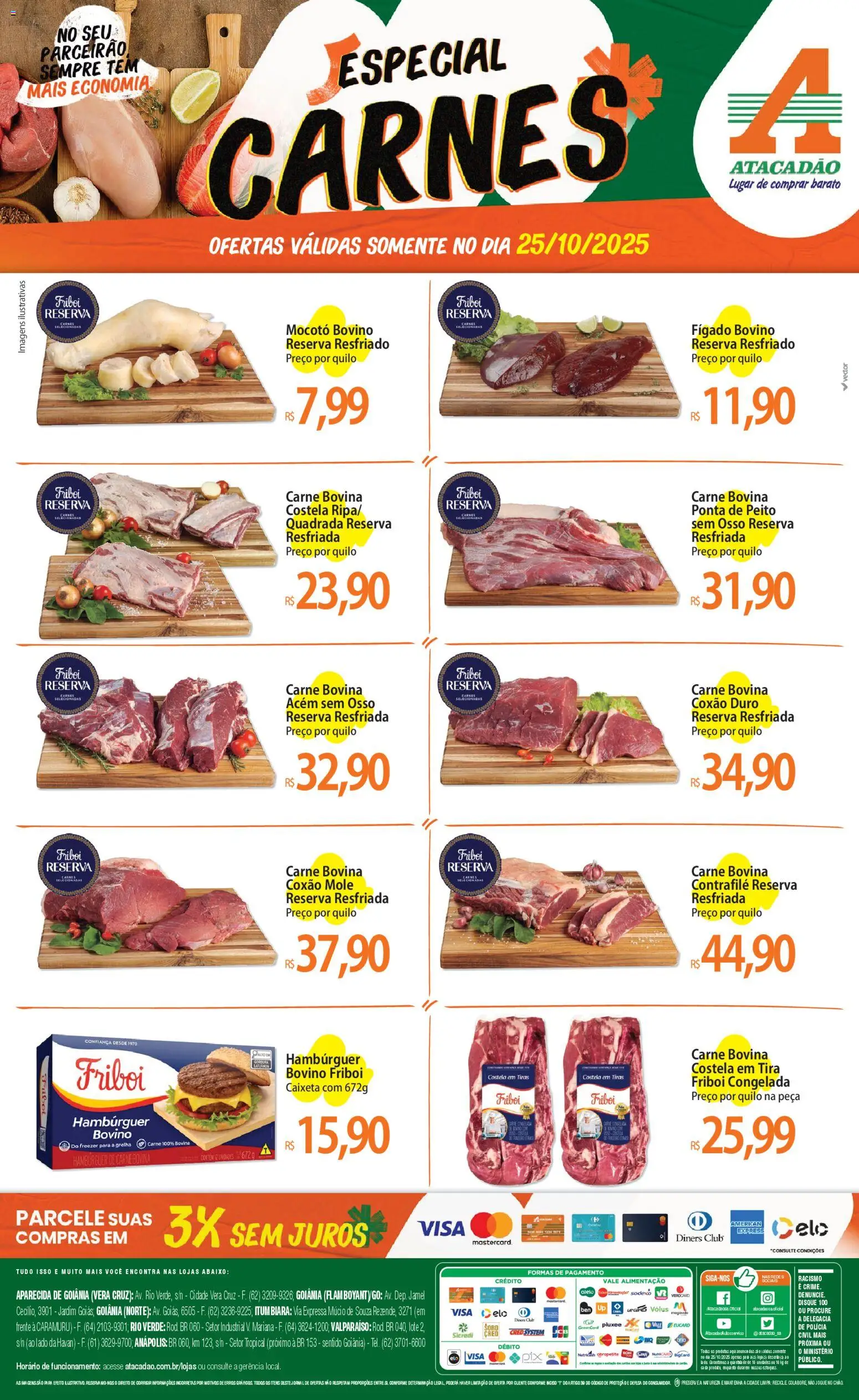 Atacadão folheto "Ofertas - GO" válido a partir de 25/10/2025 - número de página 1