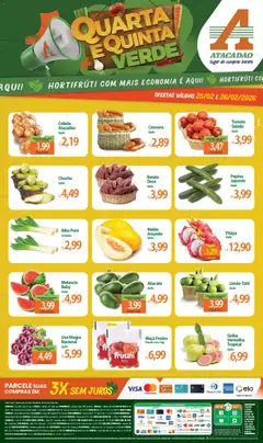 Pré-Visualização do folheto "Ofertas - RS" da loja Atacadão válido a partir de 25/02/2026