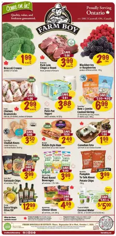 Preview of leaflet Weekly flyer / circulaire from shop Farm Boy is valid from Sep 25, 2025