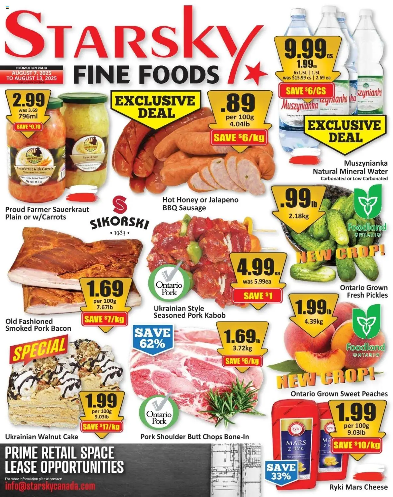 Starsky flyer valid from Aug 07, 2025 - page number 1