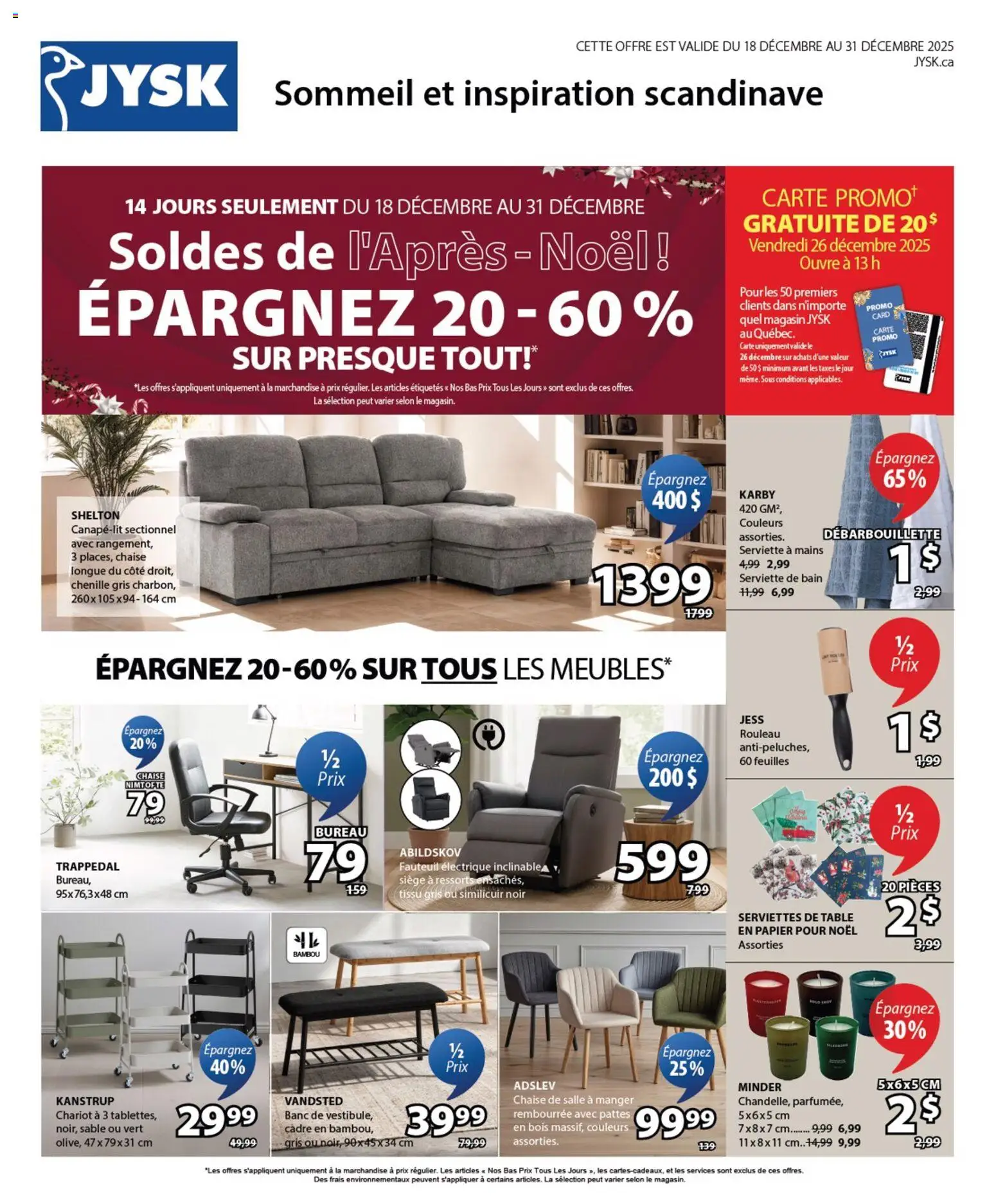 Preview of leaflet Circulaire from shop JYSK is valid from Dec 18, 2025