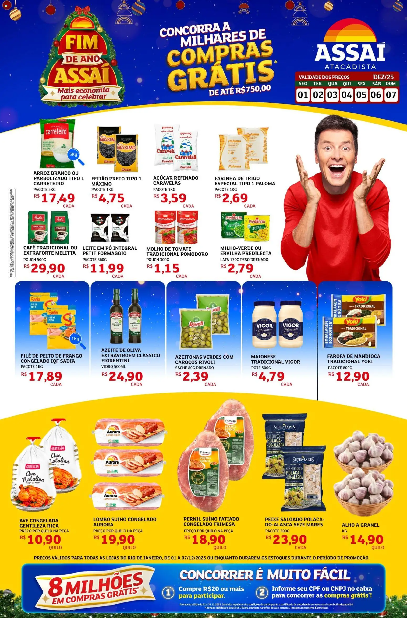 Pré-Visualização do folheto "Encarte - RJ" da loja Assaí Atacadista válido a partir de 01/12/2025