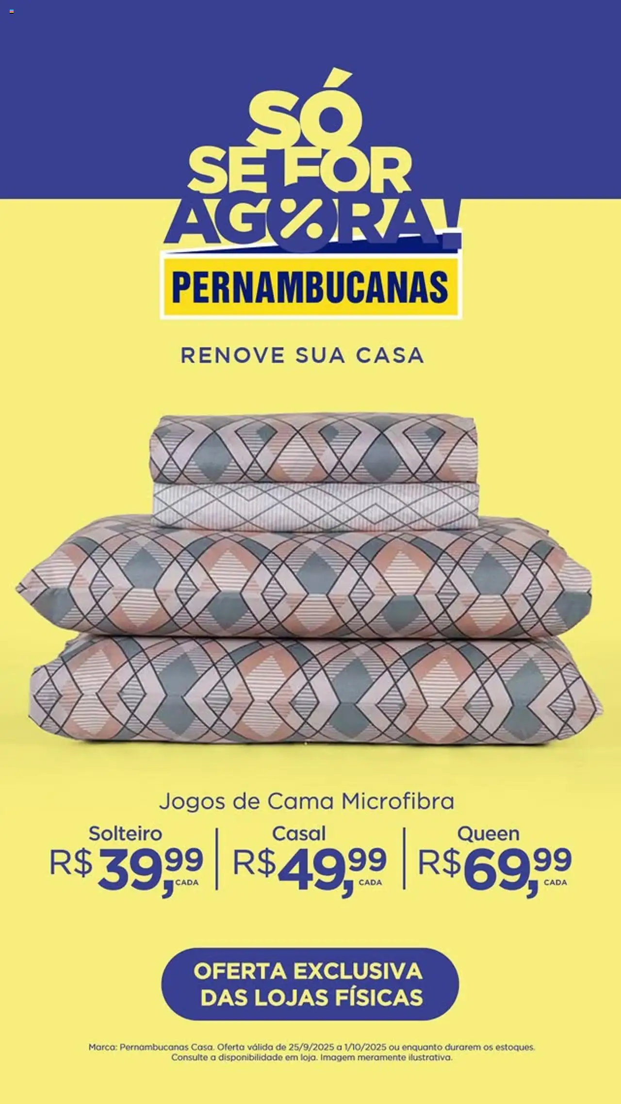 Pernambucanas folheto "Ofertas atuais" válido a partir de 25/09/2025 - número de página 1