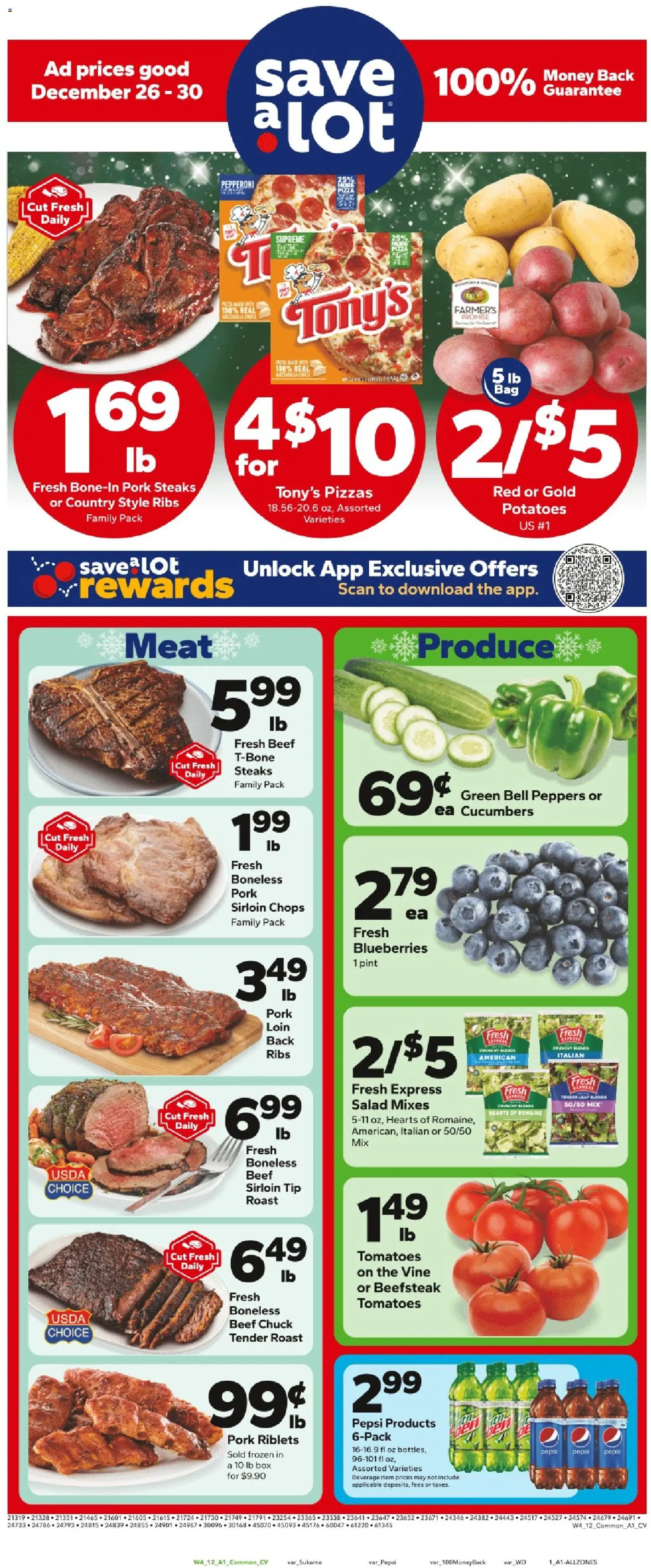 Ad Preview of Save a Lot Weekly Ad from 12/26/2025