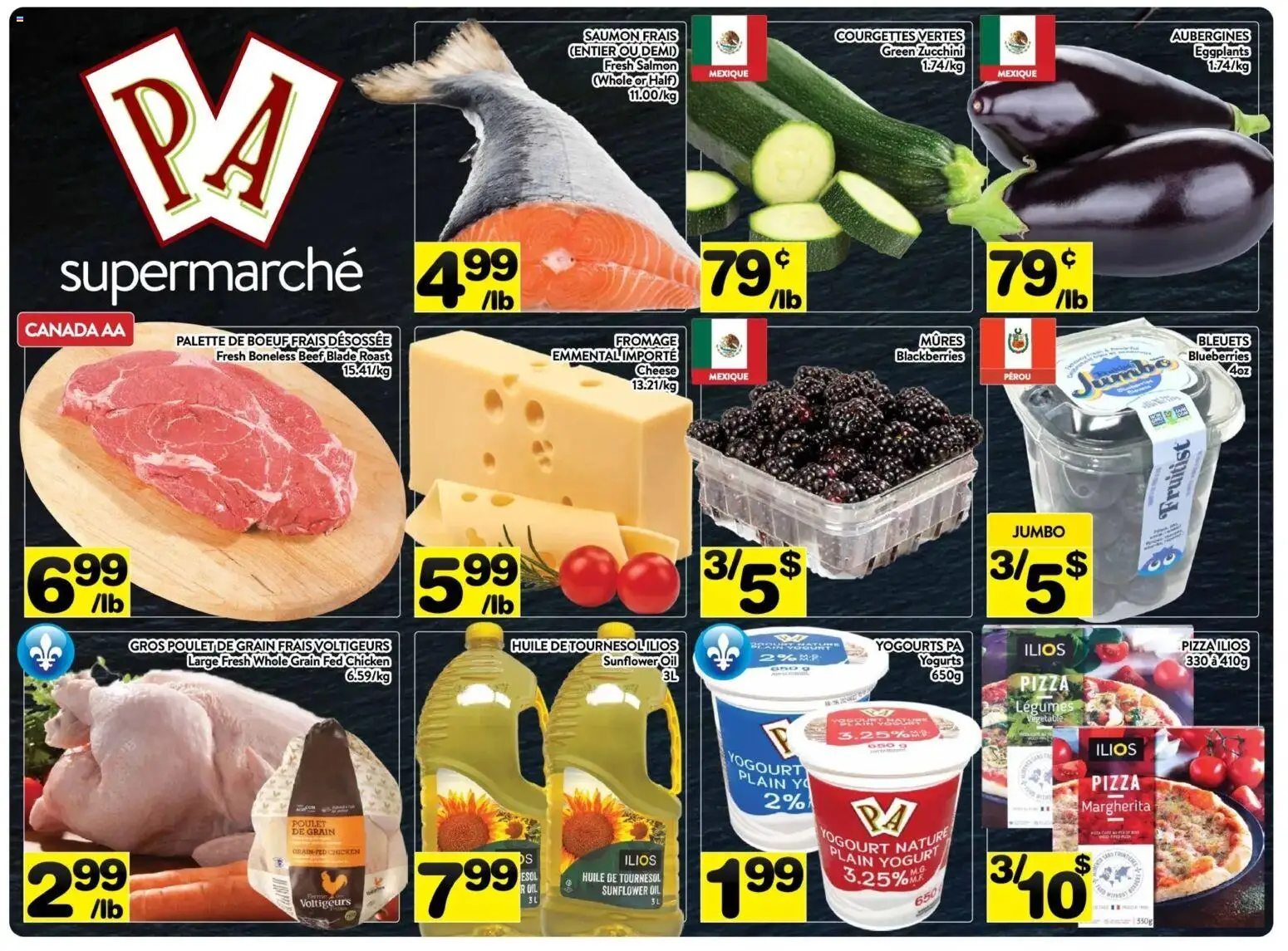 Preview of leaflet Weekly flyer / circulaire from shop Pa Supermarché is valid from Dec 01, 2025