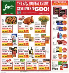 Ad Preview of Lowes Foods Weekly Ad - NC from 09/17/2025