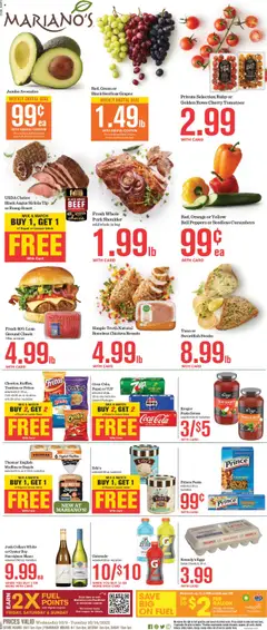 Ad Preview of Mariano's Weekly Ad from 10/08/2025