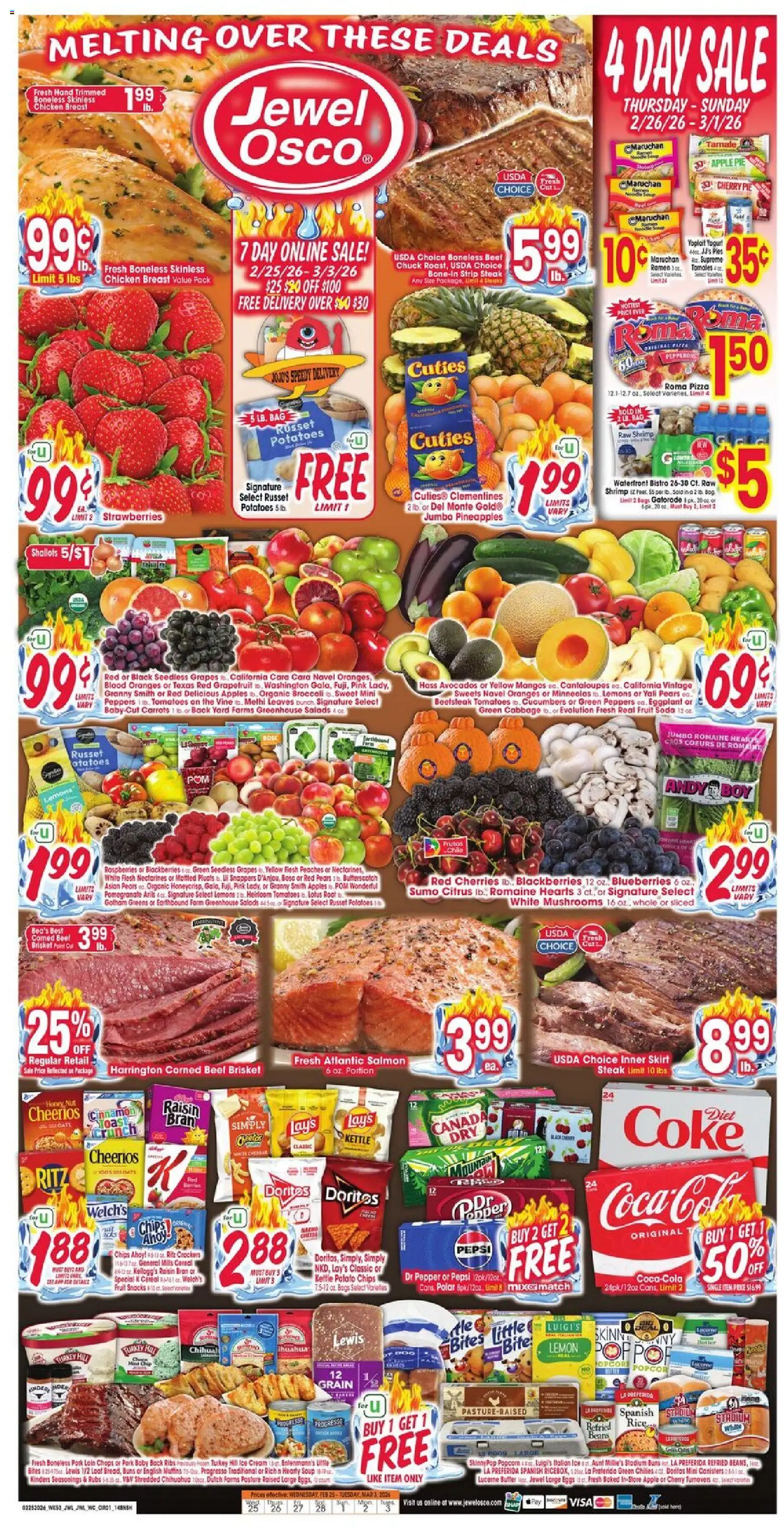 Ad Preview of Jewel Osco Weekly Ad from 02/25/2026