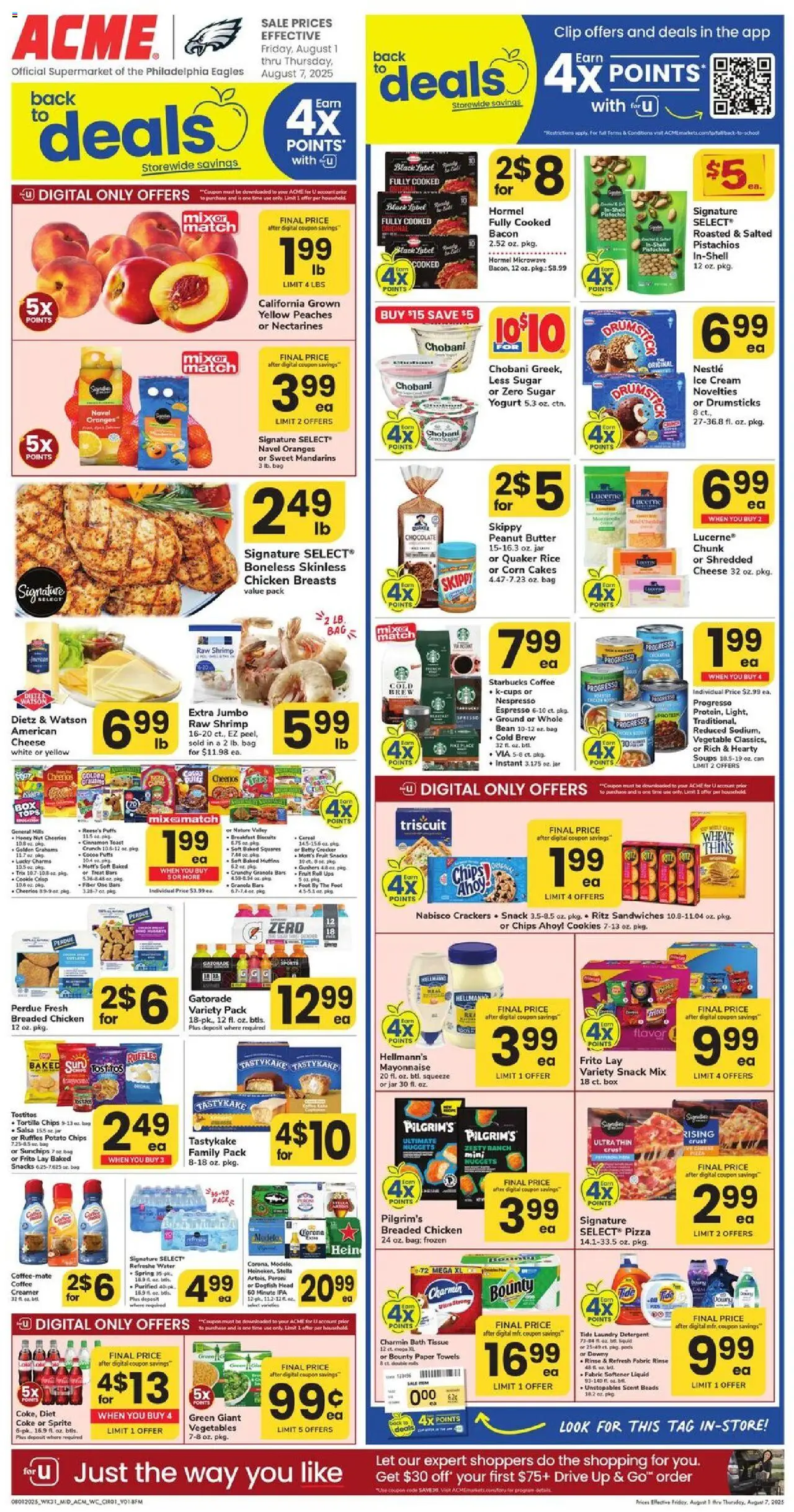 Acme Weekly Ad from 08/01/2025 - Circular, Flyer - Page number 1
