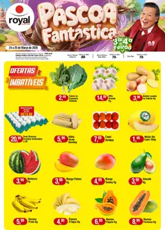 Pré-Visualização do folheto "Royal Supermercados ofertas Feirão" da loja Royal Supermercados válido a partir de 24/03/2026