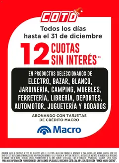 Vista previa del folleto de la tienda Coto válido desde el 01/12/2025 