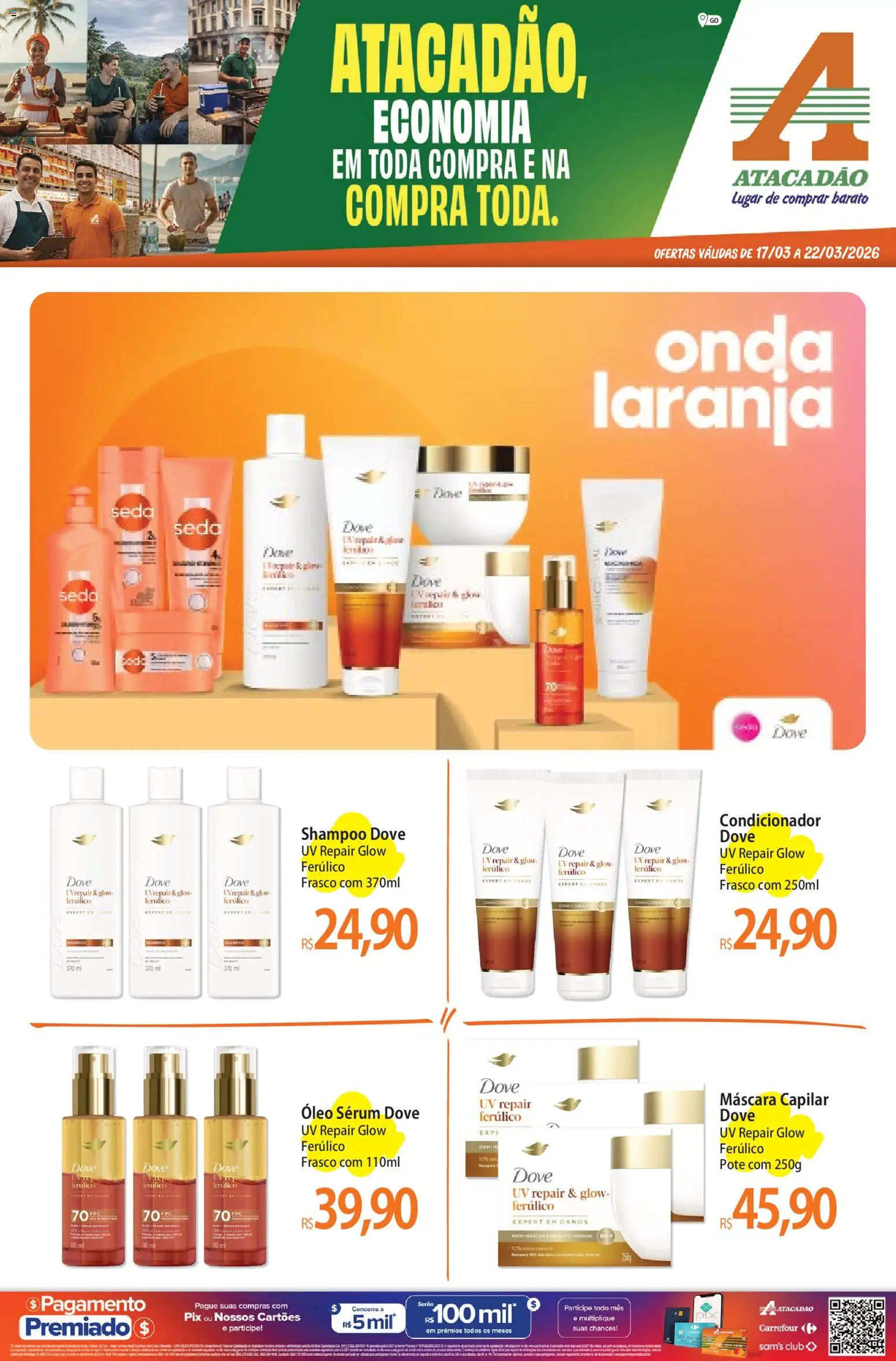 Pré-Visualização do folheto "Atacadão ofertas - GO" da loja Atacadão válido a partir de 17/03/2026