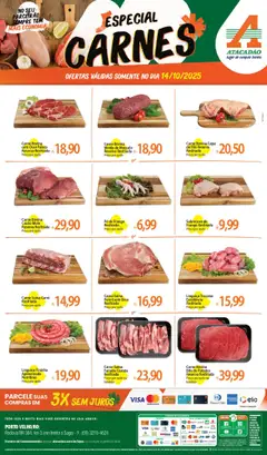 Pré-Visualização do folheto "Ofertas - RO" da loja Atacadão válido a partir de 14/10/2025