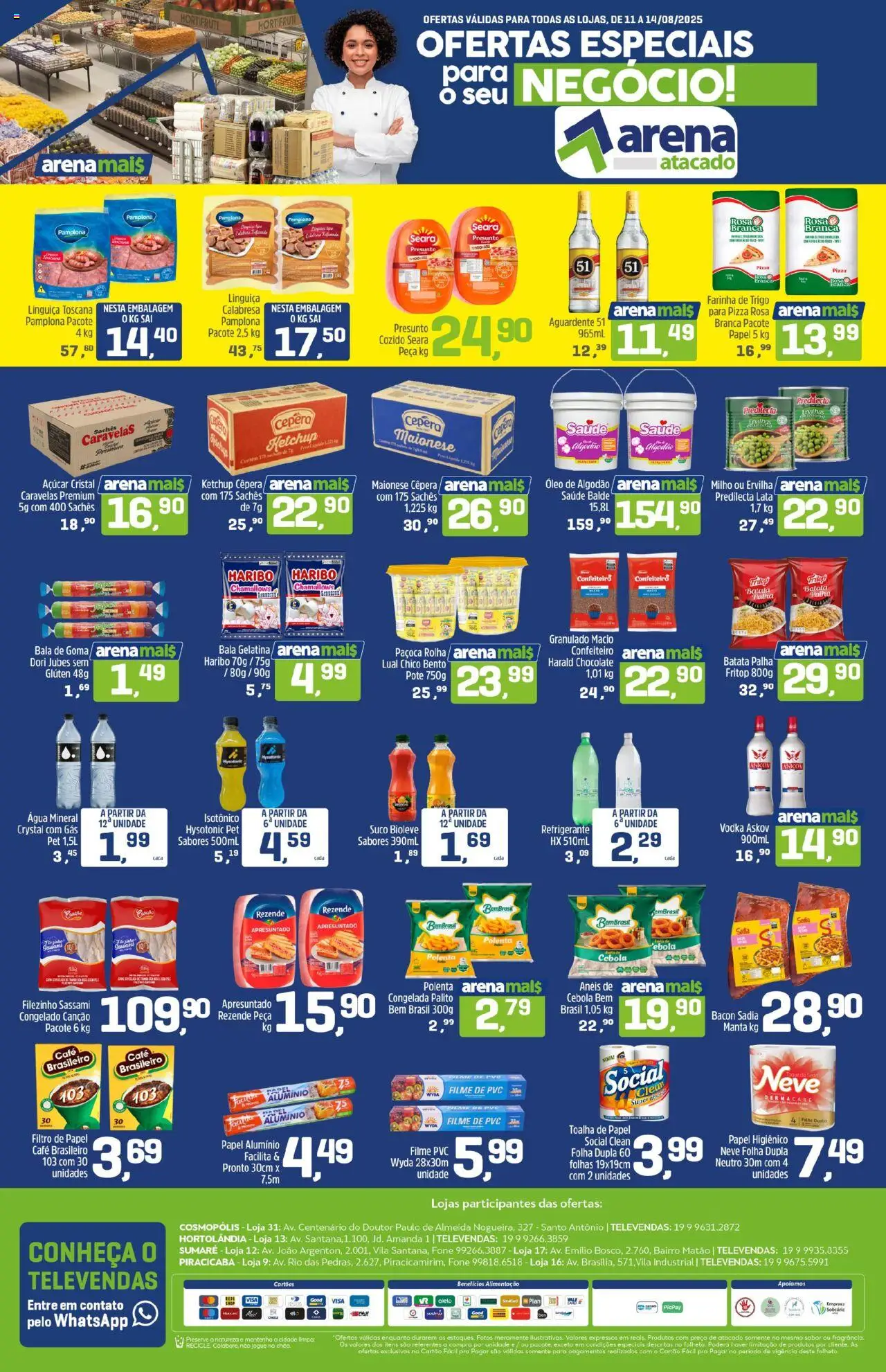 Arena Atacado folheto "Ofertas Especiais" válido a partir de 11/08/2025 - número de página 1
