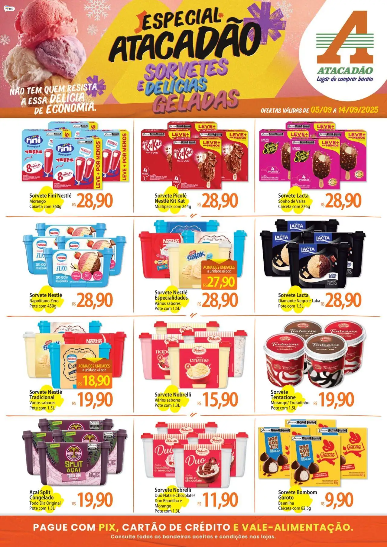 Atacadão folheto "Ofertas - MG" válido a partir de 05/09/2025 - número de página 1