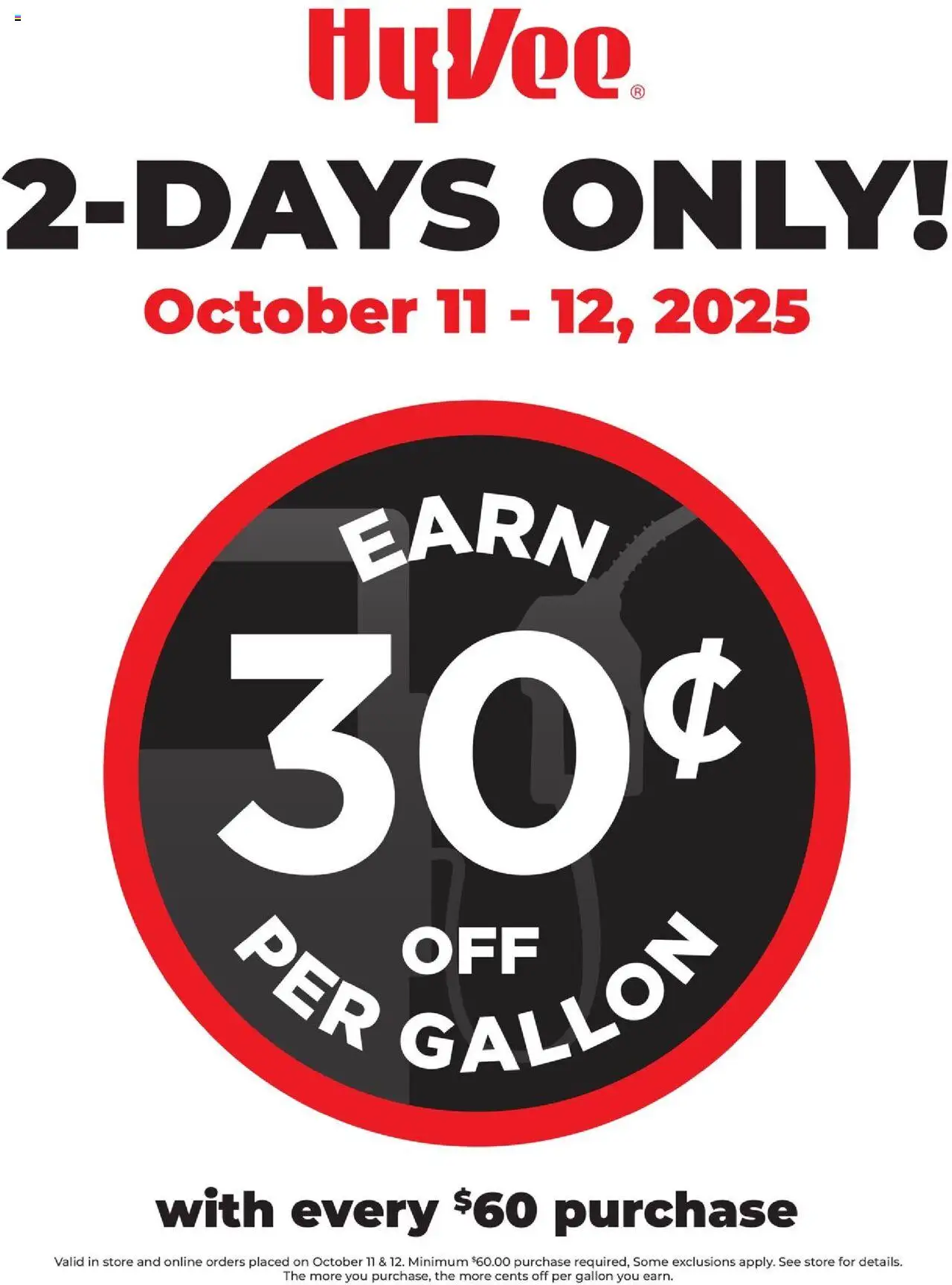 HyVee Special Sales from 10/11/2025 - Flyer - Page number 1